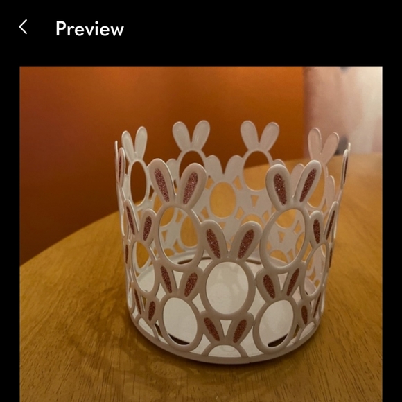 Bath & Body Works Other - Bath and Body Works Easter 3 Wick Candle Holder